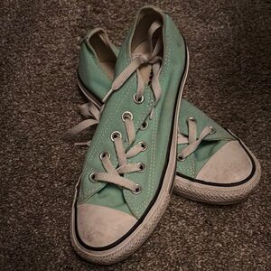 Converse Mint Green High-Top Sneakers